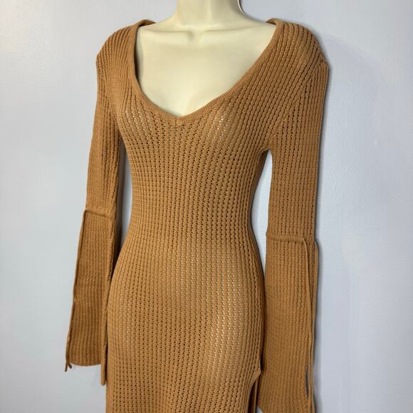 Lovers and Friends Solta Knit Midi Dress Beach Cover up Women's New Sz S - Picture 8 of 13